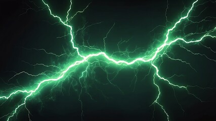 Obraz premium green lightning bolts abstract background design