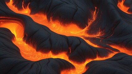 orange lava flow abstract background design
