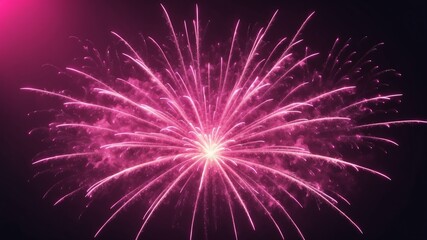 Fototapeta premium pink fireworks burst abstract background design