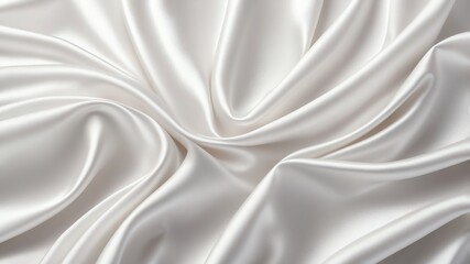 Obraz premium white satin fabric abstract background design