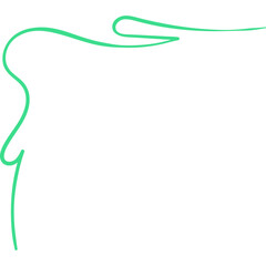 Scribble Line Corner