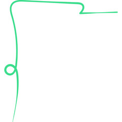 Scribble Line Corner