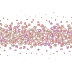 pink and white bubbles