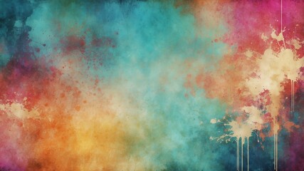 Naklejka premium colorful grunge texture abstract background design