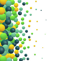 Colored pearls. Abstract vector background. Eps 10