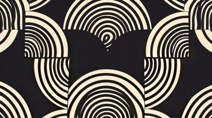 Modern seamless geometric pattern, with clean lines and stylish shapes creating a continuous design