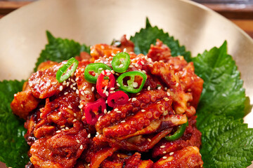 Korean Healthy Food. Korea Cuisine. Fresh Ingredients. 