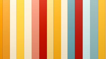 Colorful Bar Lines on Yellow Background, Abstract Image, Texture, Pattern Background, Wallpaper, Cover and Screen of Smartphone, Cell Phone, Computer, Laptop, 9:16 and 16:9 Format
