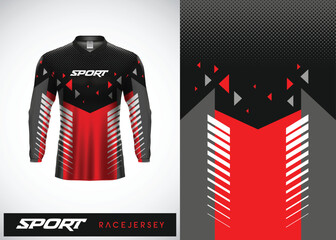 Long sleeve racing sports abstract motocross jersey design