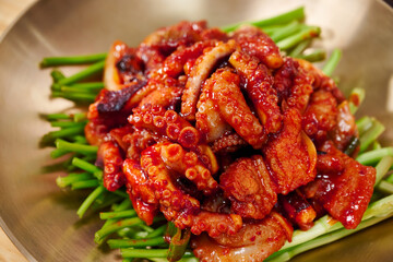 Korean Healthy Food. Korea Cuisine. Fresh Ingredients. 