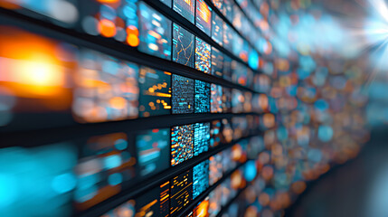 Abstract Data Visualization on Digital Screens