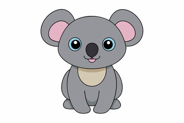 A Koala animal vector illustration
