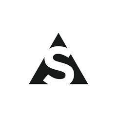 Fototapeta premium Letter S logo design vector with universal form and creative idea icon