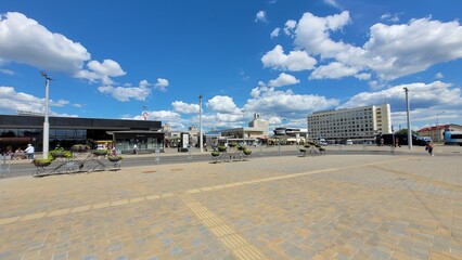 City of Minsk, architecture of the city of Minsk, Belarus.