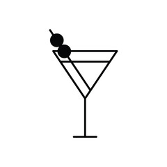 Cocktail icon. Cocktail Icon Vector. Cocktail drink.Web
