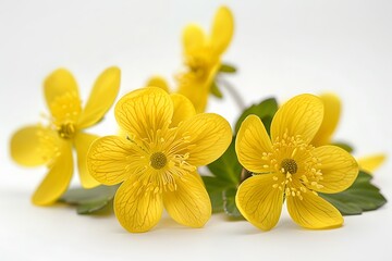 Vibrant Yellow Wildflowers in Bloom