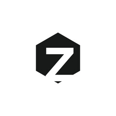 Letter Z logo design vector with universal form and creative idea icon