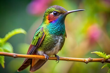 Obraz premium hummingbird on a branch