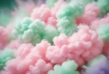 Fototapeta premium colorful cotton candy