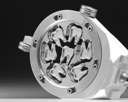 dental zahn gefr&auml;st cad cam cnc digital zahntechnik