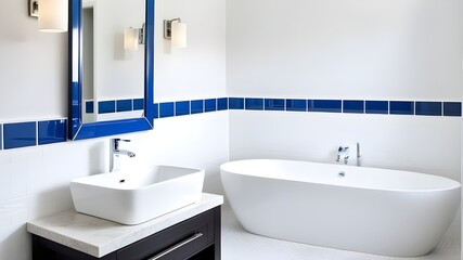 mirror in bathroom
