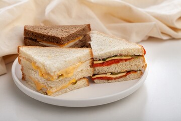 Delicious fresh Burger Sandwich with Cheese