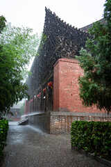 Flying Cloud Building in Yuncheng, Shanxi Province, China Tourist Attractions, Chinese Ancient Temples, Long History