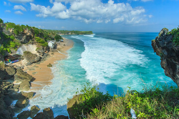 beautiful beach at Bali, Indonesia.