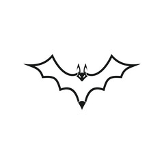 Bat logo design vector with premium illustration and new idea
