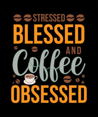 Typography Coffee t-shirt design, Mug and Hoodie Design, Coffee tee