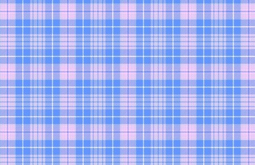 blue plaid fabric background - illustration design 