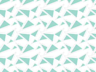 Blue triangle pattern background