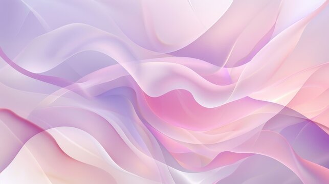 A vector graphic of an abstract background, composed of interlocking organic shapes with a harmonious color palette of pastel shades
