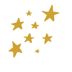 golden stars set
