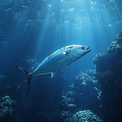Fototapeta premium Tuna in the sea