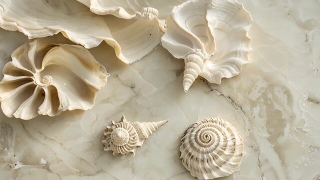 Striking and sophisticated this pattern incorporates both the smooth lines and jagged edges found in different types of shell creating a unique and dynamic look.