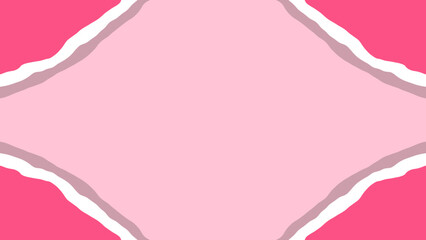 pink frame torn paper style