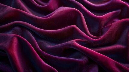 Obraz premium Rich velvet texture background with deep, luxurious colors and soft folds, elegant and tactile