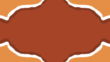 brown ripped paper torn background illustration
