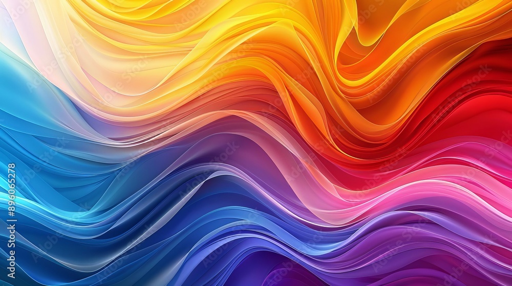 Poster vibrant abstract background design with swirling colors, fluid patterns, and dynamic movement, perfe