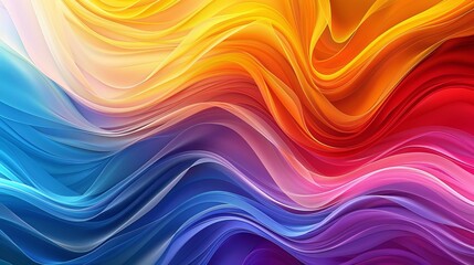 Obraz premium Vibrant abstract background design with swirling colors, fluid patterns, and dynamic movement, perfect for creative projects