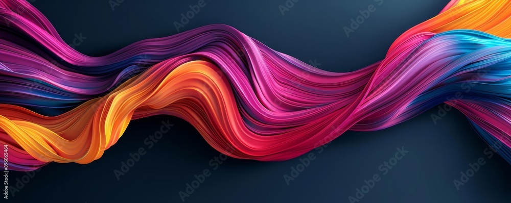 Poster vibrant abstract background design with swirling colors, fluid patterns, and dynamic movement, perfe