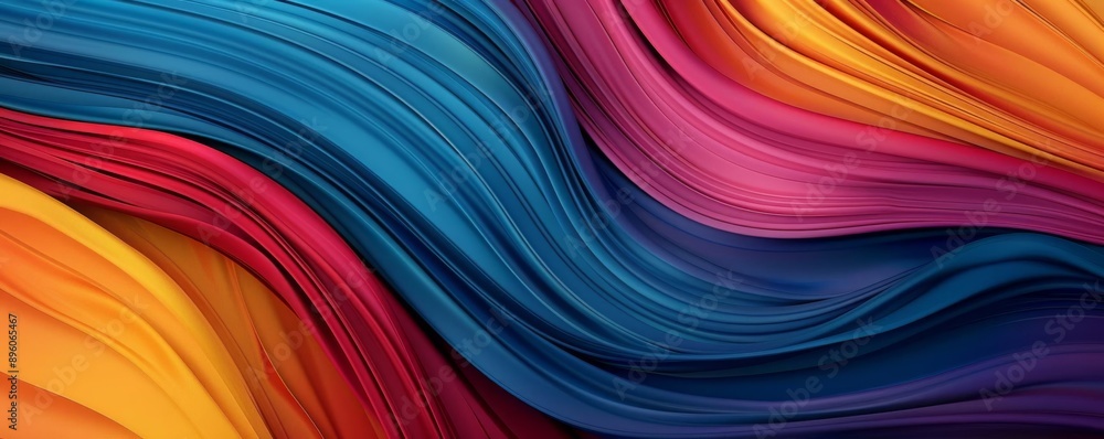 Poster vibrant abstract background design with swirling colors, fluid patterns, and dynamic movement, perfe