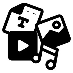 digital art multimedia content icon