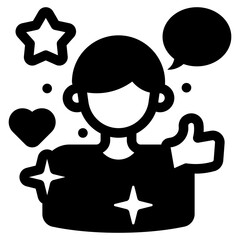 man content creator icon