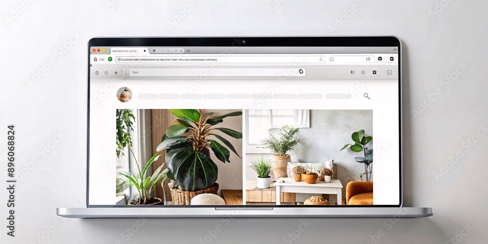 Aufkleber blank browser window. simple and clean image of a blank browser window.