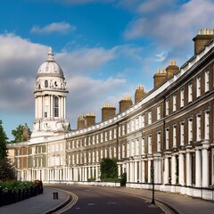 Fototapeta premium crescent in London, AI generated