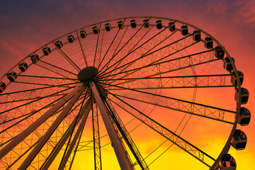 Ferris Wheel at dusk
