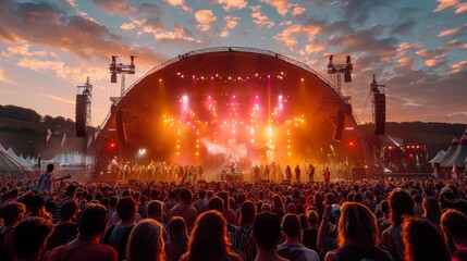 Glastonbury Festival . Performers: Musicians from a wide range of genres grace the Glastonbury stages, sharing their talents and creating unforgettable performances. 