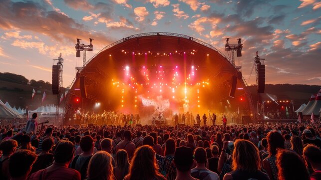 Glastonbury Festival . Performers: Musicians from a wide range of genres grace the Glastonbury stages, sharing their talents and creating unforgettable performances. 